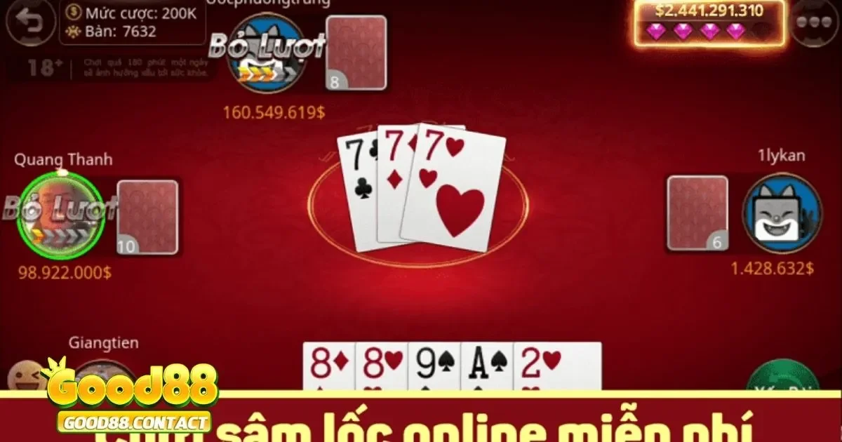 Game Bài Sâm Lốc Good88 - Khám Phá Trò Chơi Dân Gian Đặc Sắc 3 Hướng Dẫn Chơi Sâm Lốc Tại Good88 Chi Tiết